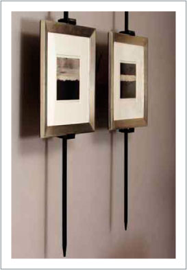 Hand-Forged Iron Hanging Easels from Tami Hatch Design